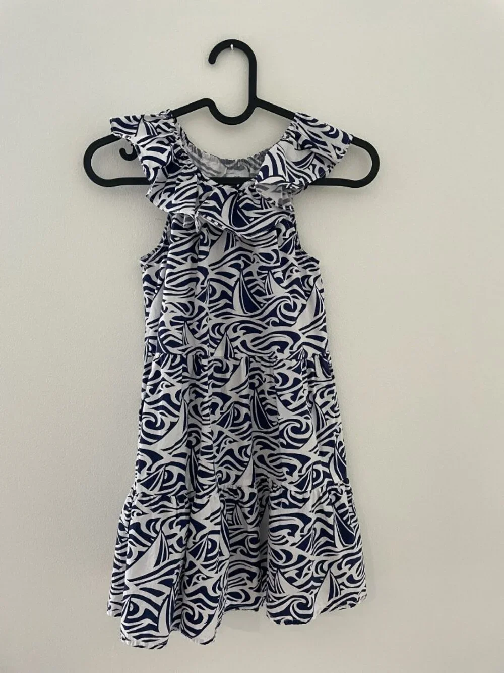 Vineyard Vines by Target size 6x summer dress Sailboat/ocean theme, blue/white